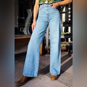 Levis Ribcage Wide Leg Jeans